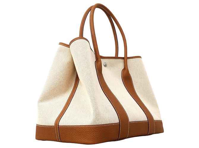 Hermès Sac cabas Hermes Neo Garden 41 Doré - Ansicht 2