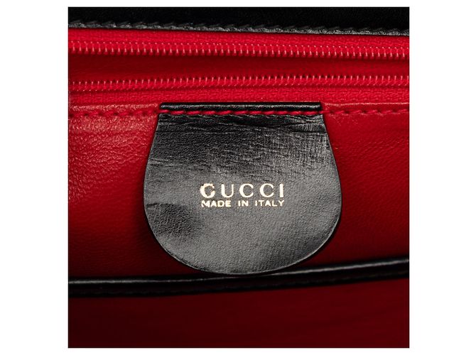 Gucci Pelle di vitello nera Bamboo Night Nero - vista 5