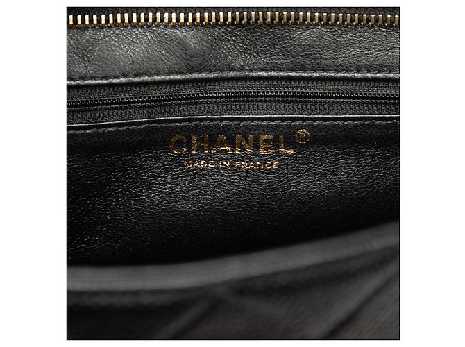 Tote Chanel Black Caviar Medallion Nero - vista 5