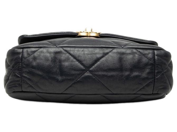Chanel Blue Medium Lambskin 19 Flap Blu navy - vista 3