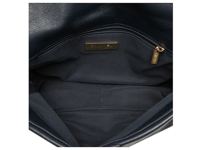 Chanel Blue Medium Lambskin 19 Flap Blu navy - vista 4