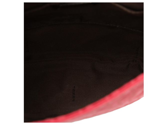 Fendi Borsa a tracolla in tela Zucchino rossa Rosso - vista 4