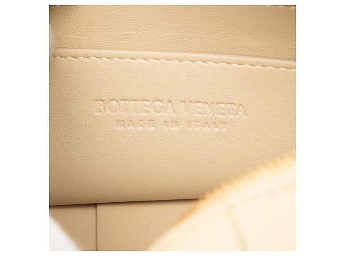 Bottega Veneta Marrone Piccola Cassette in Nappa Intrecciato Brick - vista 5