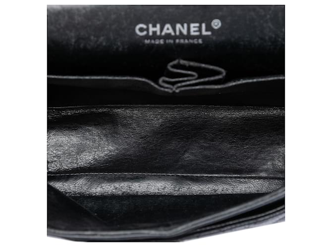 Chanel Black Medium Classic Caviar Double Flap Nero - vista 4