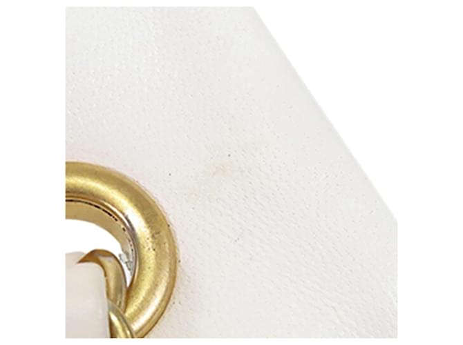 Chanel White Medium Lambskin In The Loop Flap Bianco - vista 19