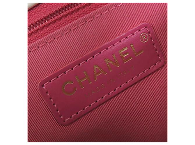 Chanel White Medium Lambskin In The Loop Flap Bianco - vista 6