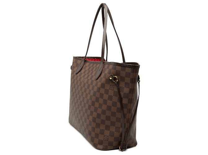 Louis Vuitton Marrone Damier Ebene Neverfull MM - vista 2