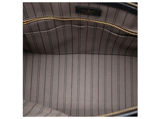 Louis Vuitton Black Monogram Empreinte Pont Neuf MM Nero - vista 4