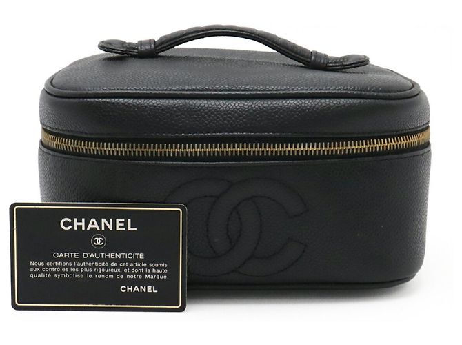 Sac Vanity Chanel Coco Mark Noir - vue 10