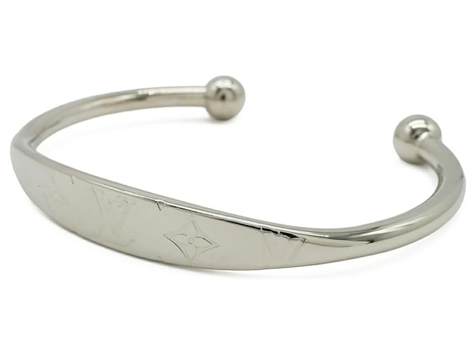 Pulsera Bangle Jonc Monogram Louis Vuitton Plata Monograma - vista 2