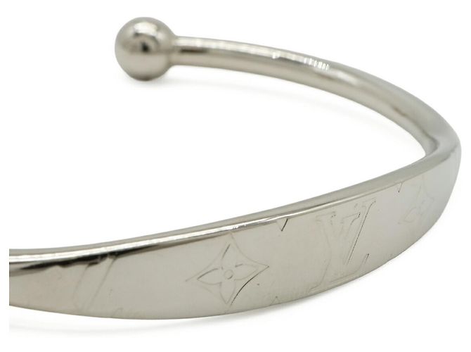 Pulsera Bangle Jonc Monogram Louis Vuitton Plata Monograma - vista 4