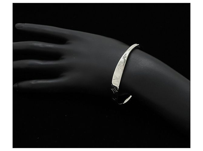 Pulsera Bangle Jonc Monogram Louis Vuitton Plata Monograma - vista 6