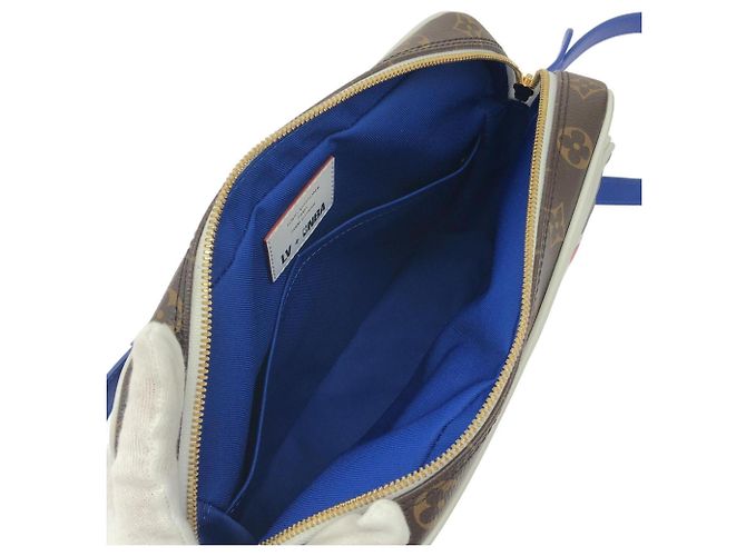 Borsa a tracolla Louis Vuitton Monogram Nile Marrone Monogramma - vista 9
