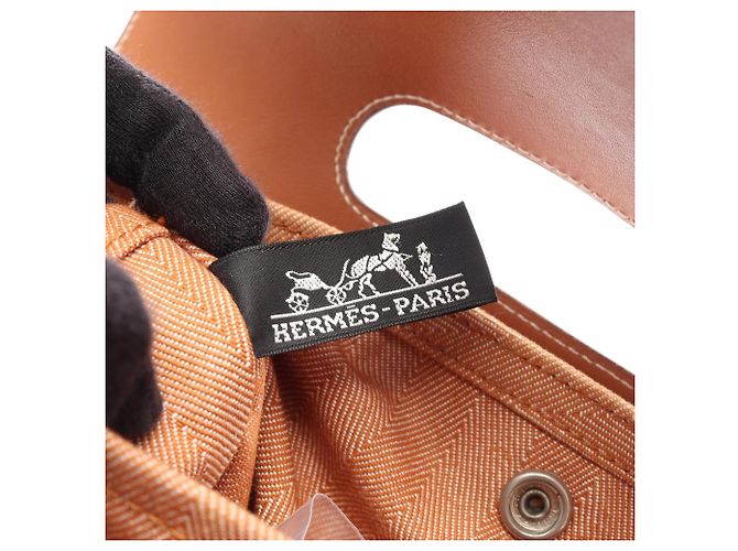 Hermès Hermes Valparaiso PM Gold Handtasche Braun - Ansicht 4