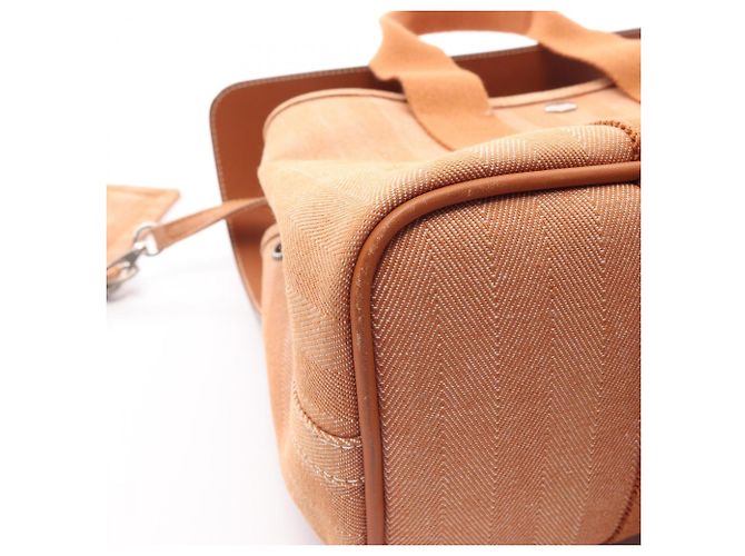 Hermès Hermes Valparaiso PM Gold Handtasche Braun - Ansicht 9