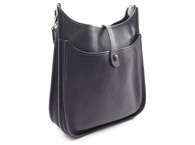 Hermès Borsa a tracolla Hermes Evelyne 3 Trois GM Nero - vista 2
