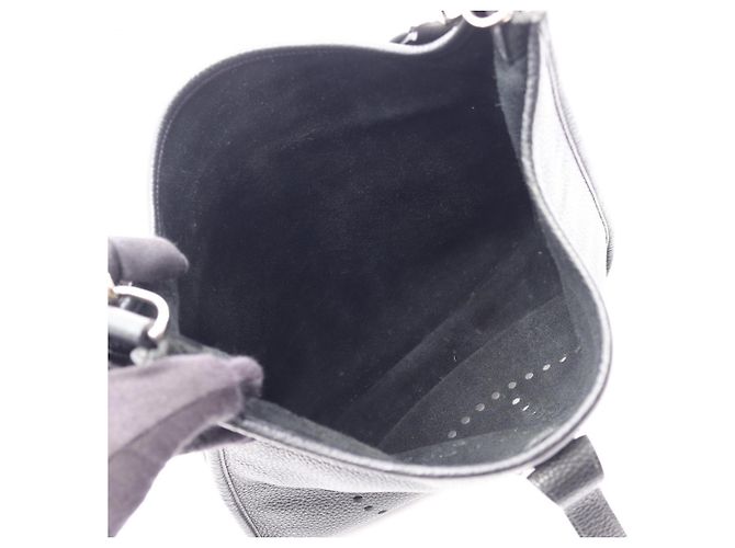 Hermès Borsa a tracolla Hermes Evelyne 3 Trois GM Nero - vista 3