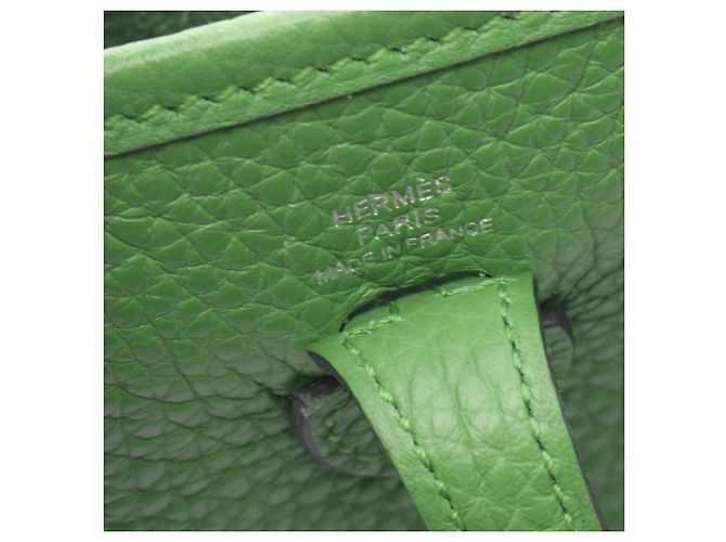 Hermès Borsa a tracolla Hermes Evelyne TPM Amazon Vert Yucca Verde Verde chiaro - vista 4