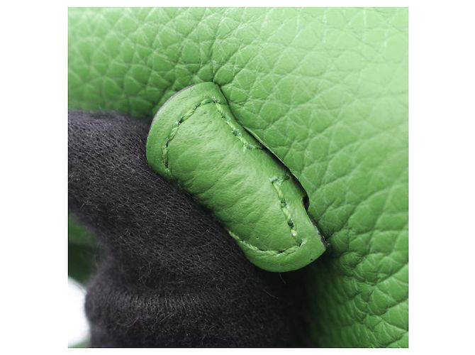 Hermès Borsa a tracolla Hermes Evelyne TPM Amazon Vert Yucca Verde Verde chiaro - vista 5