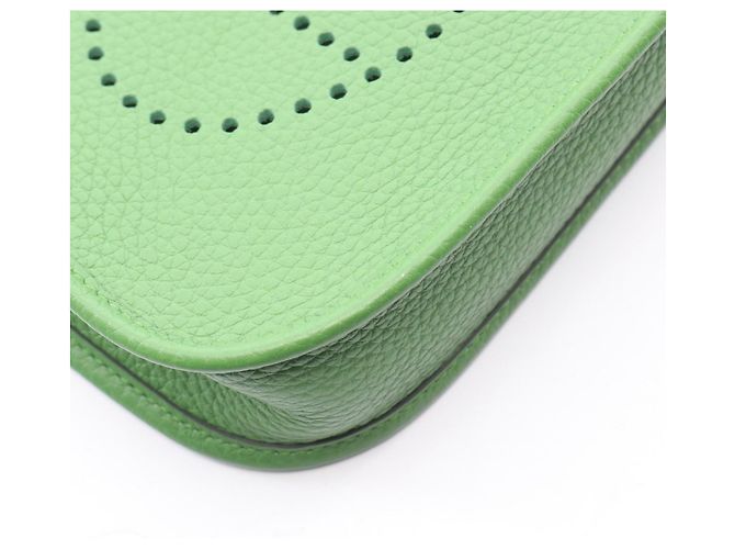 Hermès Borsa a tracolla Hermes Evelyne TPM Amazon Vert Yucca Verde Verde chiaro - vista 6