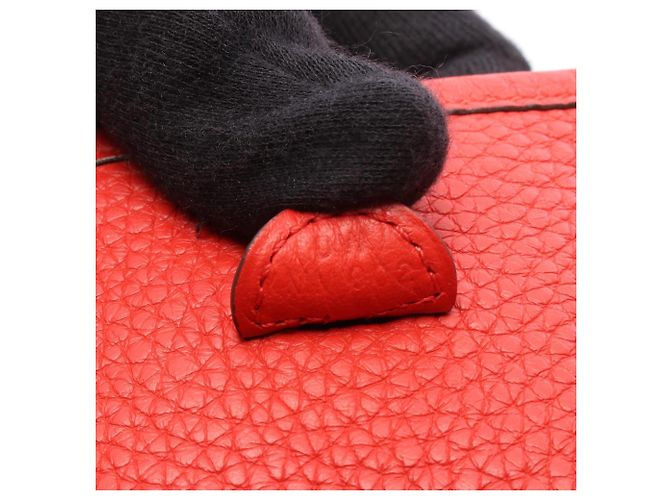 Hermès Borsa a tracolla Hermes Evelyne TPM Rossa Rosso - vista 5