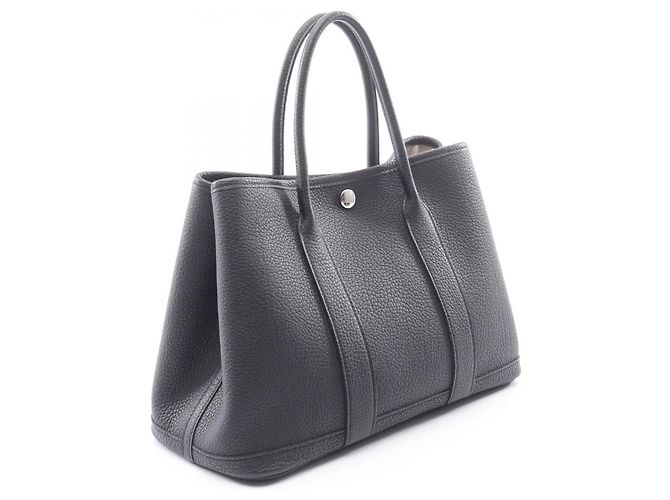 Hermès Borsa Tote Hermes Garden Party TPM Nero - vista 2