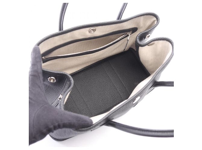 Hermès Borsa Tote Hermes Garden Party TPM Nero - vista 3