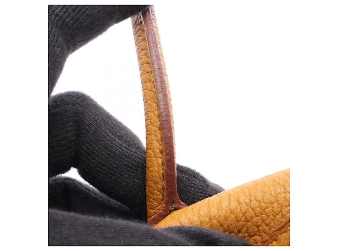 Hermès Borsa Tote Hermes Garden Party TPM Marrone - vista 6