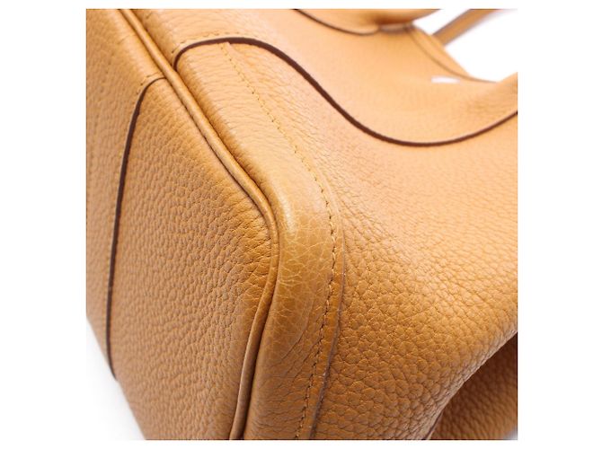 Hermès Borsa Tote Hermes Garden Party TPM Marrone - vista 7