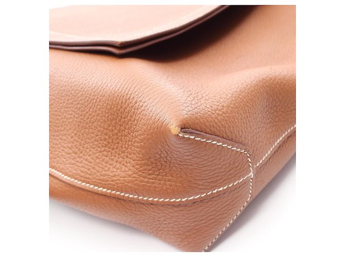 Hermès Sac cabas Hermes Cabasellier 31 Marron - vue 14