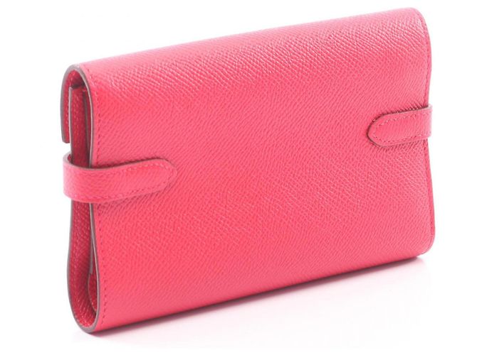 Hermès Hermes Kelly Wallet Medium Rose Extreme Pink - Ansicht 2