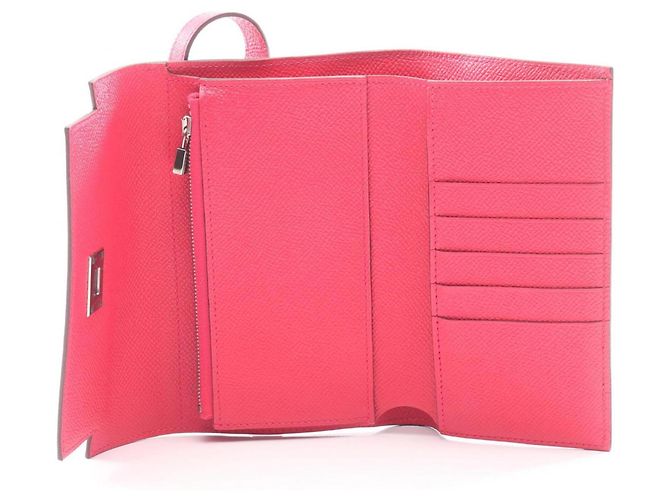 Hermès Hermes Kelly Wallet Medium Rose Extreme Pink - Ansicht 3