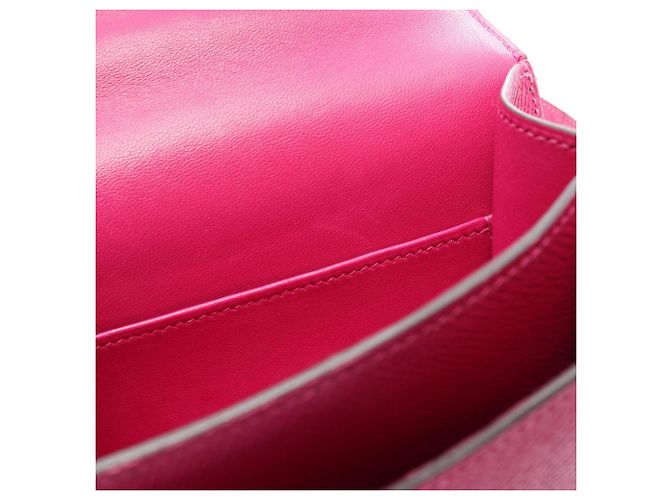Hermès Hermes Constance 3 Mini Schultertasche Pink Lila - Ansicht 7