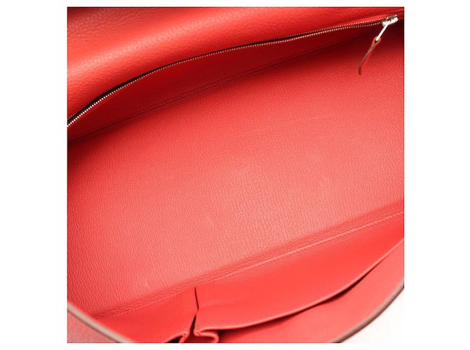Hermès Borsa a Spalla Kelly Hermes Rosso - vista 7