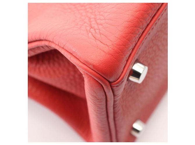 Hermès Borsa a Spalla Kelly Hermes Rosso - vista 9