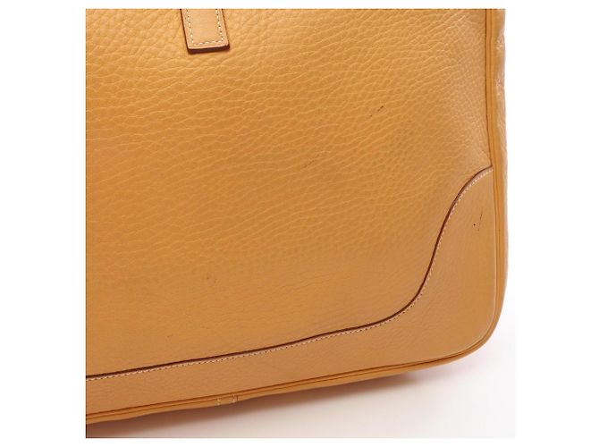 Hermès Borsa a Spalla Hermes Trim 35 Saffron Marrone D'oro - vista 12