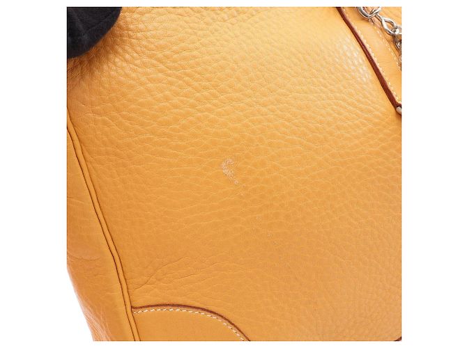 Hermès Borsa a Spalla Hermes Trim 35 Saffron Marrone D'oro - vista 13