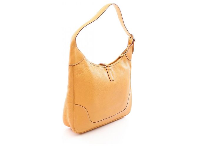 Hermès Borsa a Spalla Hermes Trim 35 Saffron Marrone D'oro - vista 2