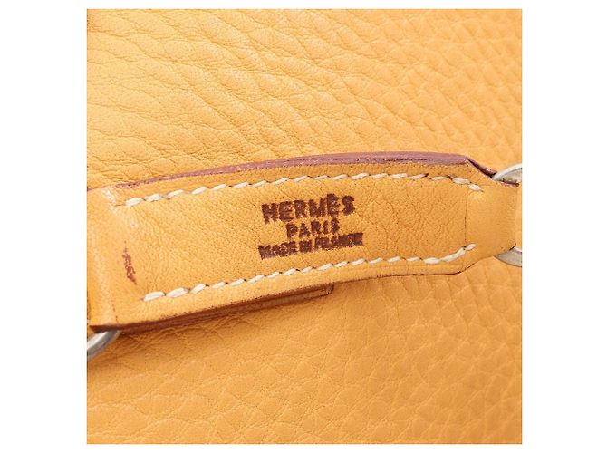 Hermès Borsa a Spalla Hermes Trim 35 Saffron Marrone D'oro - vista 4