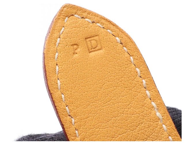 Hermès Borsa a Spalla Hermes Trim 35 Saffron Marrone D'oro - vista 5
