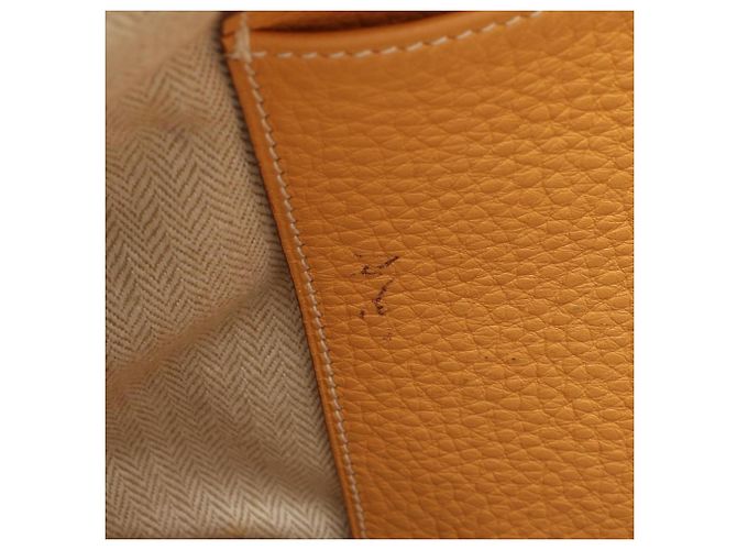 Hermès Borsa a Spalla Hermes Trim 35 Saffron Marrone D'oro - vista 7