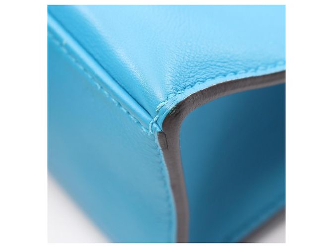 Hermès Pochette Kelly Mini Hermes Blu - vista 6
