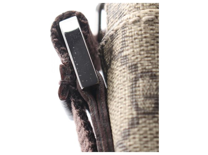 Borsa a Spalla Gucci GG Plus Marrone Beige - vista 8