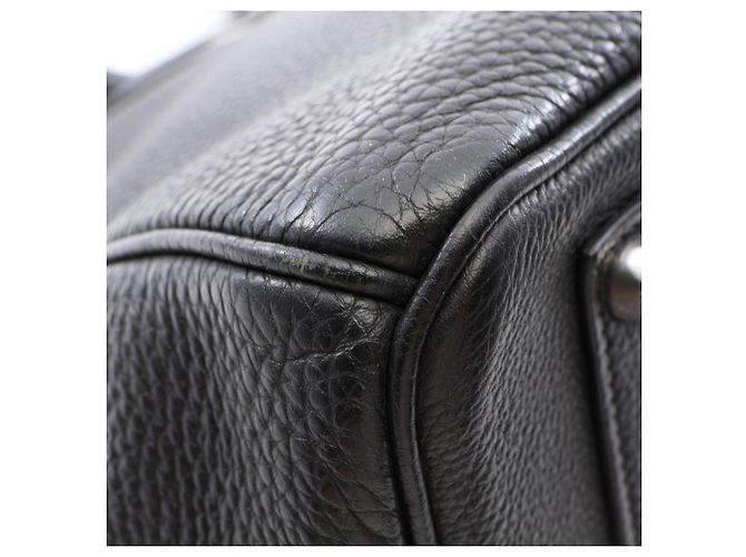 Hermès Borsa Hermes Birkin 35 in pelle Togo nera Nero - vista 10