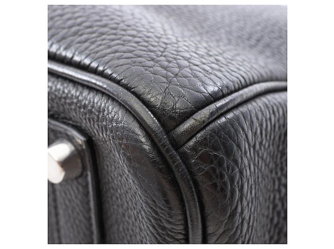 Hermès Borsa Hermes Birkin 35 in pelle Togo nera Nero - vista 11