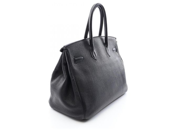 Hermès Borsa Hermes Birkin 35 in pelle Togo nera Nero - vista 2