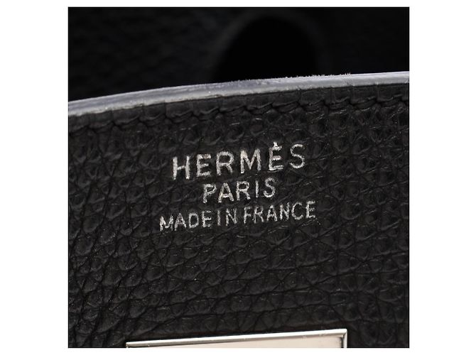 Hermès Borsa Hermes Birkin 35 in pelle Togo nera Nero - vista 4