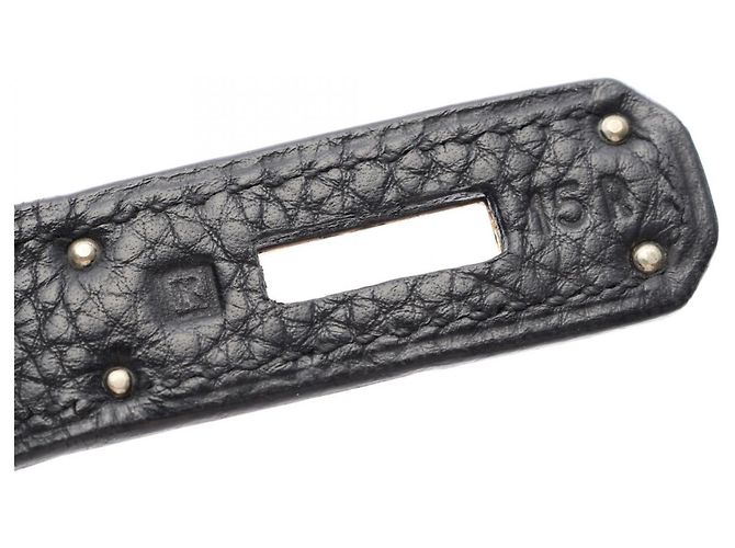 Hermès Borsa Hermes Birkin 35 in pelle Togo nera Nero - vista 5