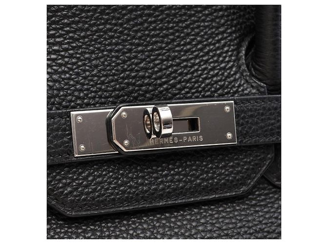 Hermès Borsa Hermes Birkin 35 in pelle Togo nera Nero - vista 9
