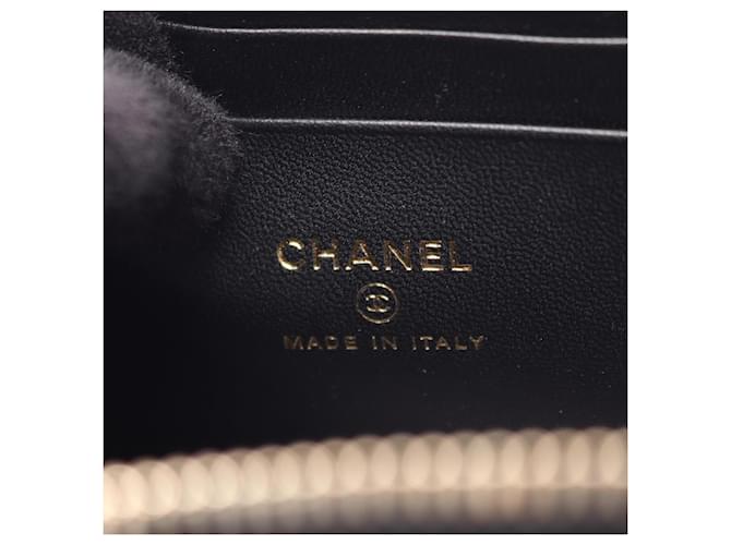 Borsa a tracolla vanity Chanel Coco Mark Nero Bianco - vista 4